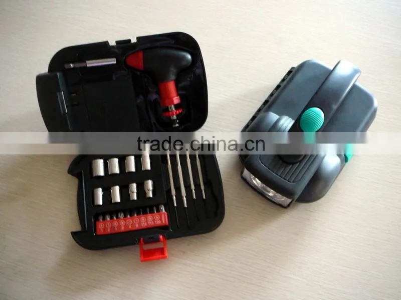 24pcs tool sets with flashlight