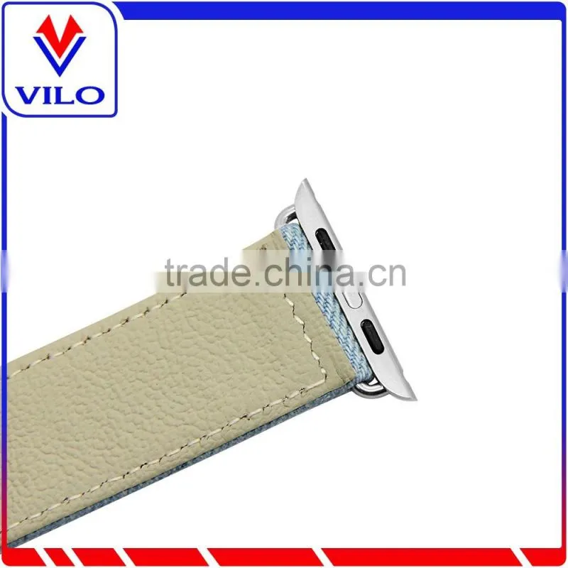 2016 New Luxury Genuine Leather Watch Band For Apple Watch Band 38mm 42mm Leather Wrist Strap For Apple iWatch