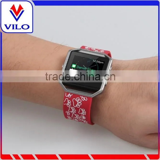2016 Soft Silicone Bracelet Sport Strap Band for Fitbit Blaze, For Fitbit Blaze Rubber Wrist Strap