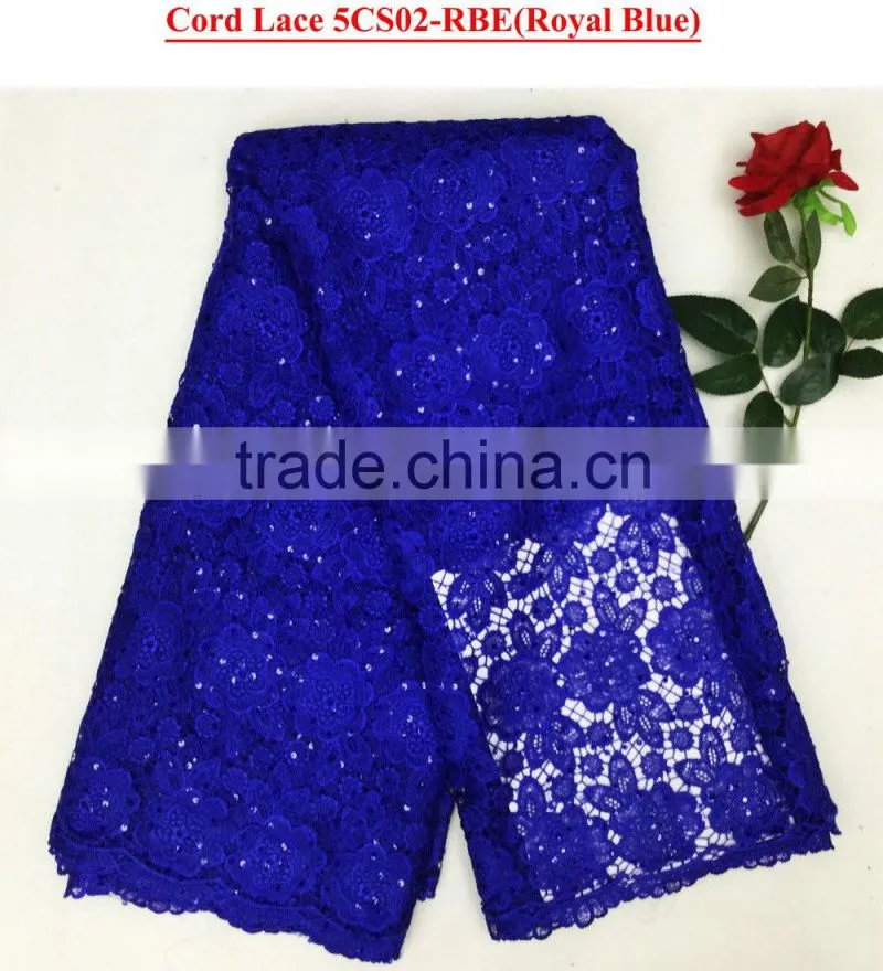 Yellow guipure lace/ lace fabric for fashion dress/ african french lace for wedding