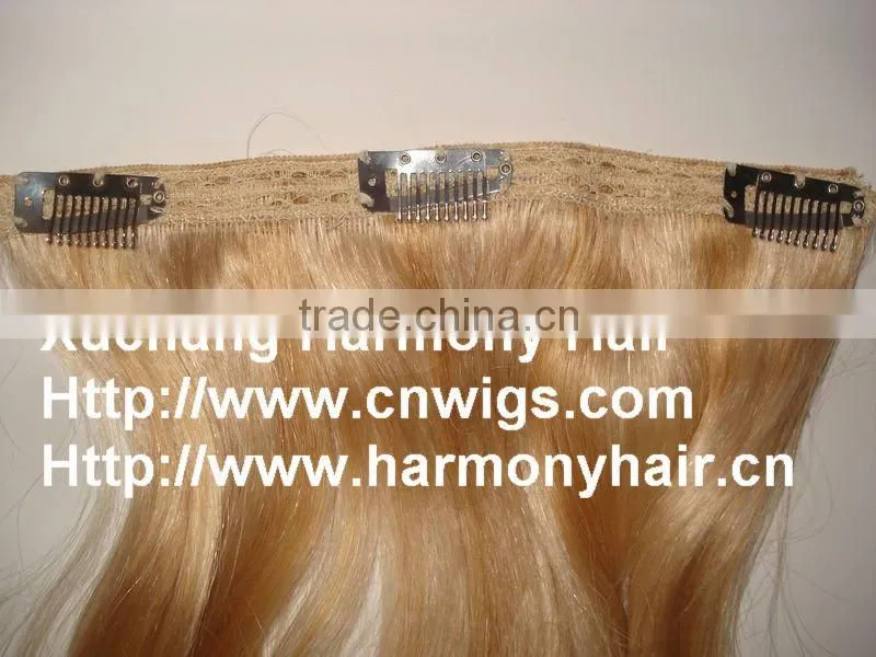 QUALITY REMY Mixed color clip on indian hair extensions