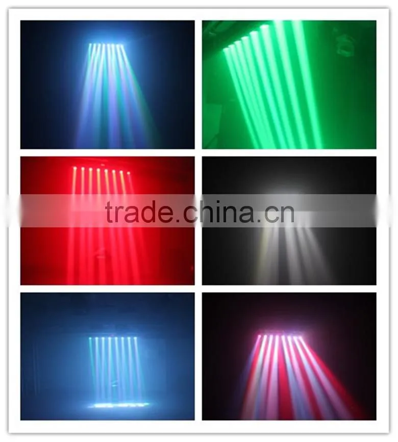 8* 10W RGBW eight beam moving head bar light white led stage lighting