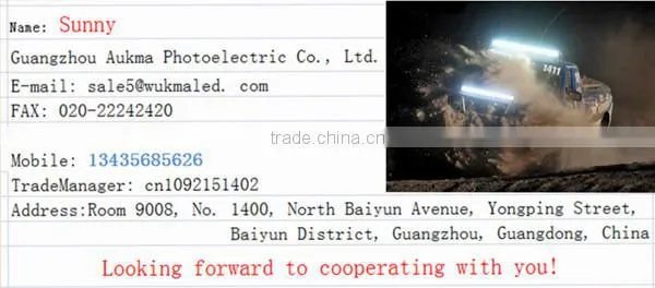 China manufacture 50" 288w led cuved light bar for trucks, led driving light bar