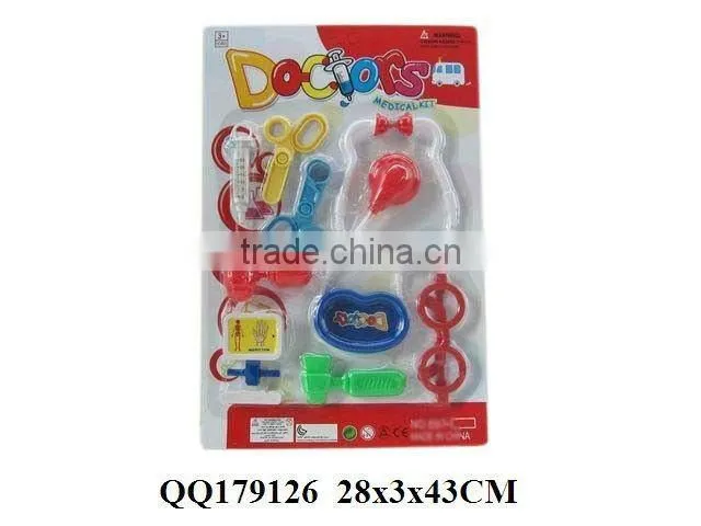 Plastic funny medical play set
