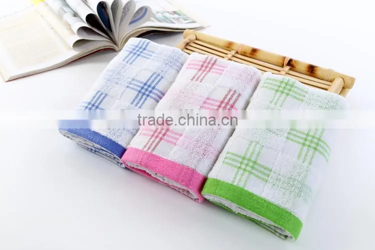 high quality 100% cotton face towel supplier in China