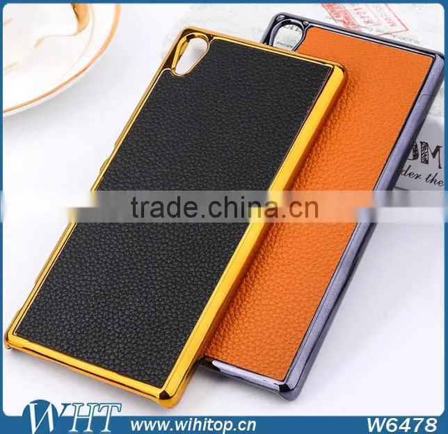 Hot New Products for 2015 Leather Coated for Xperia Z4 Case, Wholesale Alibaba for Sony Z4 Case