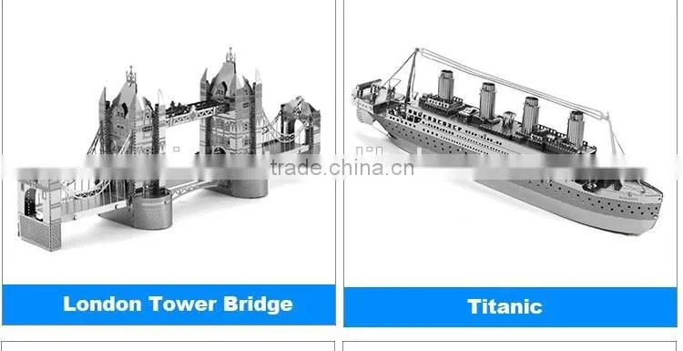 metallic Triumphal arch model 3D mini puzzle for kids and adult