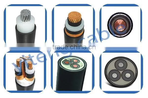 MV Medium Voltage Power Cable XLPE Insulated Flame-Retardant Power Cable YJV 26/35KV 1*400mm2