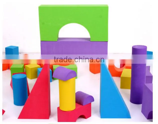 wholesale Colorful Building Toy Soft Eva Foam Block