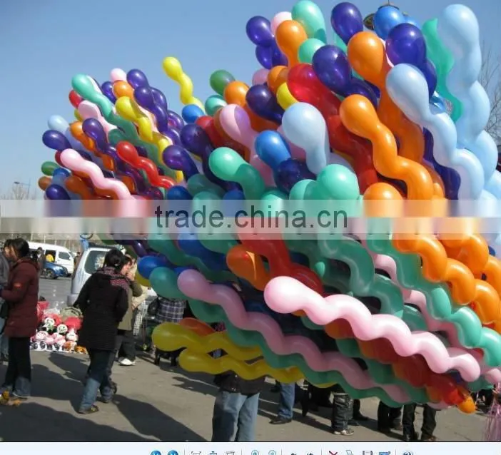 shaped latex card balloons