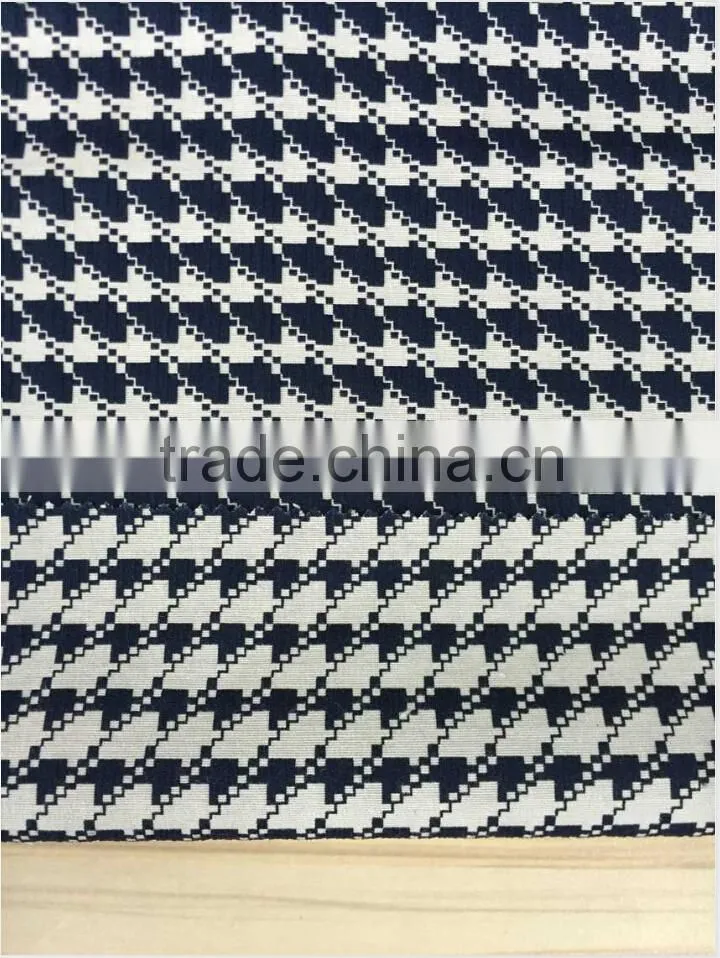 60%polyester 38%cotton 2%spandex woven Jacquard for dess, trousers, coat or home textile