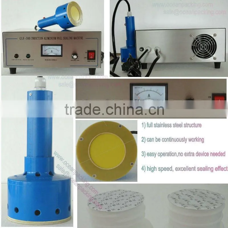 semi automatic spare parts small aluminum foil sealing machine
