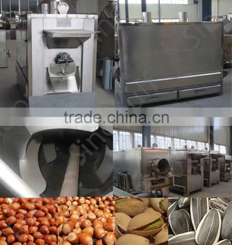 Electrical Nut Roaster Peanut Roasting Machine For Peanut Processing Industry