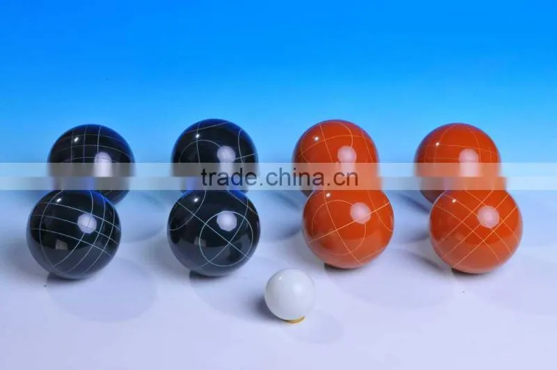 High quality resin material sport game bocce ball sets