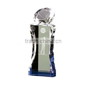 Diamond Cut Glass Crystal Awards Showpiece/Promotional Souvenir