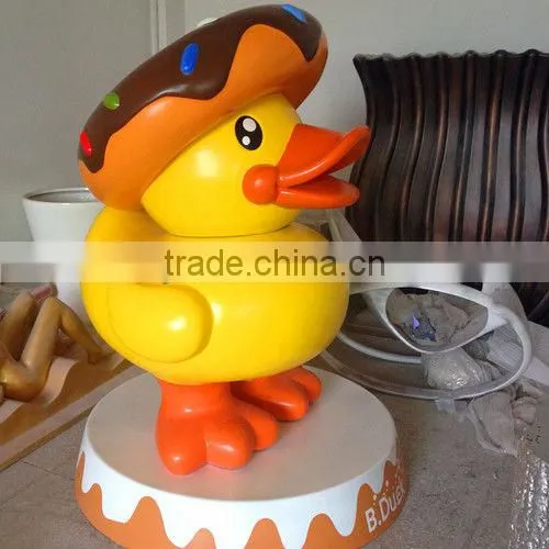 indoor fiberglass cartoon cat sculpture statue