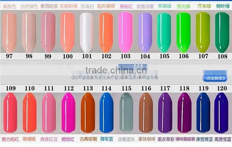 2015 KACC greenstyle soak-off gel polish high quality 132 colors spray on nail polish