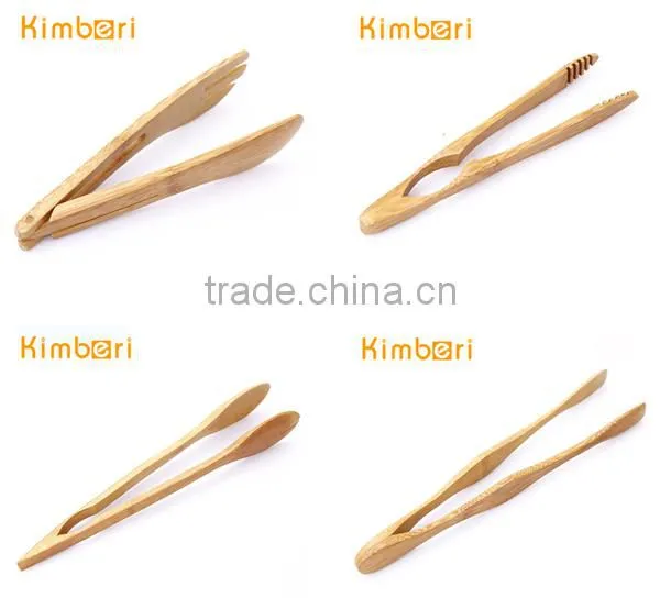 outdoor foldable bamboo fish meat tong