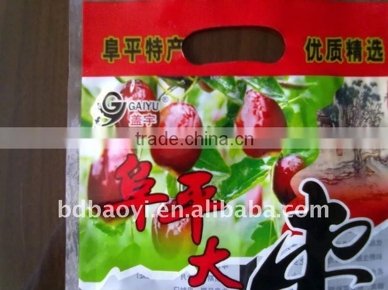 HOT SALE high quality three side seal packing bag for nuts