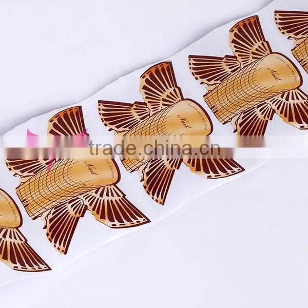 New arrival bird design nail art form roll 500pcs