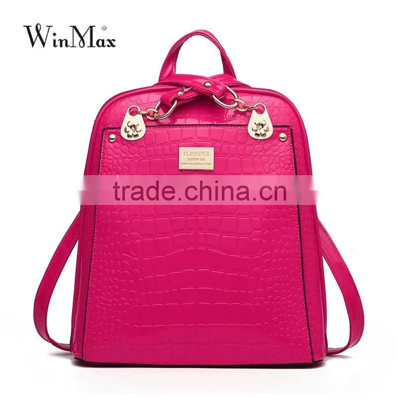 Korean Style Canvas Backpack Bag for Girls Bowknot Travel School Bag