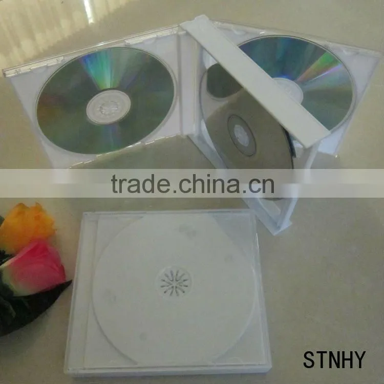 23mm ivory tray 3-4disk CD case