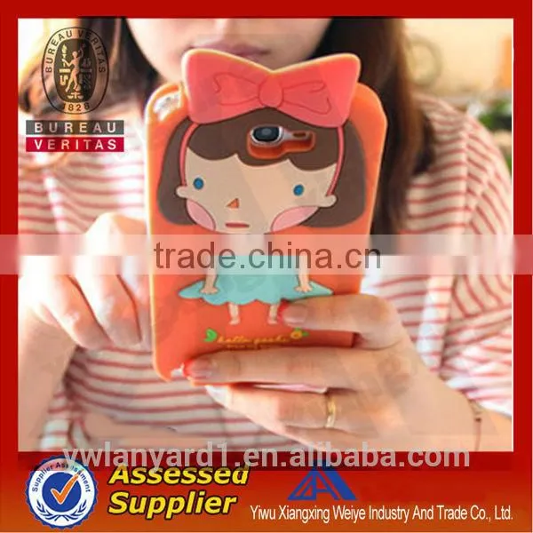Animal embossed custom design silicone cellphone accessories on China market