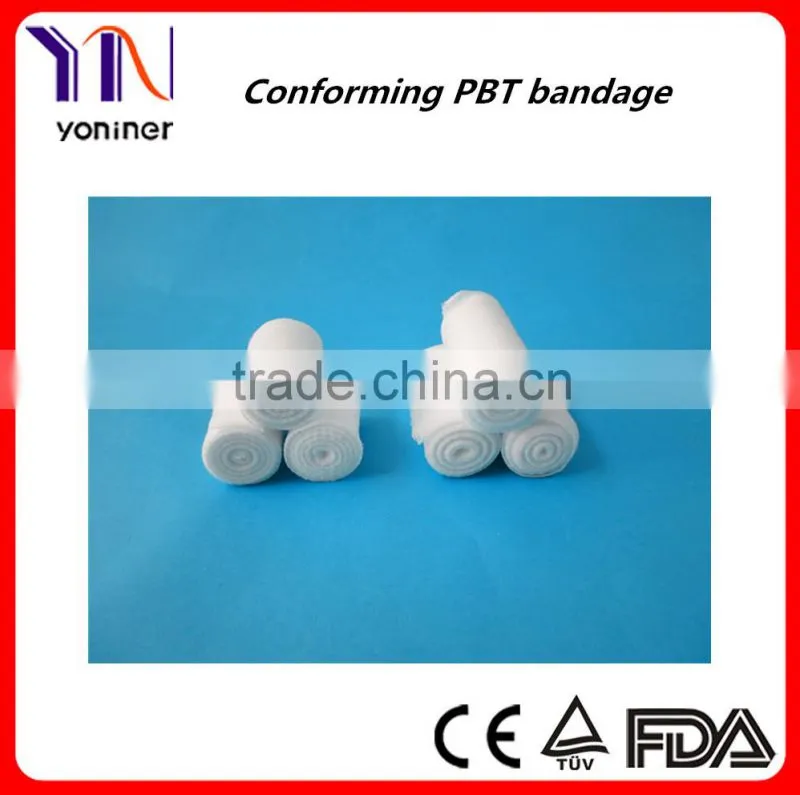 Premium Elastic PBT Bandage manufacturer CE FDA certificated
