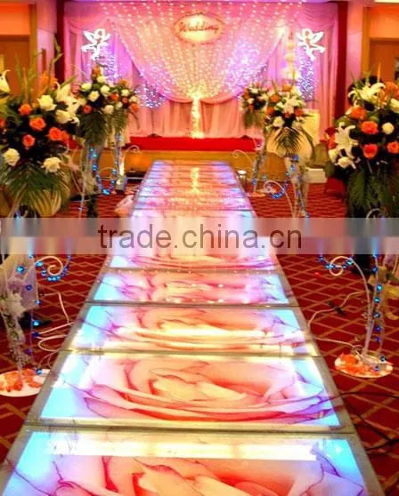 Transparent clear wedding stage decoration acrylic platform stage