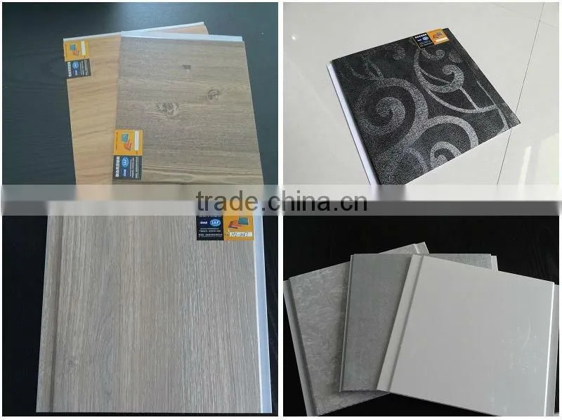 2011latest width 25cm marble grain of pvc board
