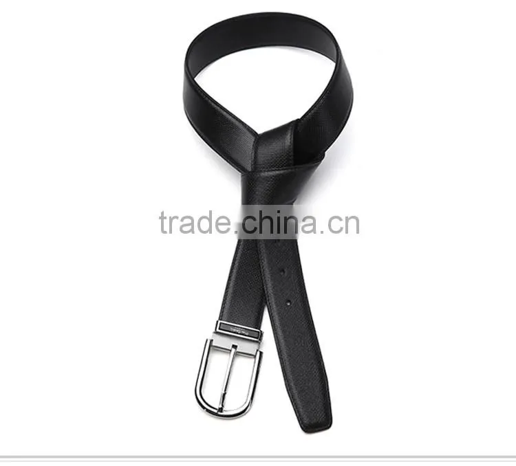 100% leather belt men With Classic Buckle in fashion design