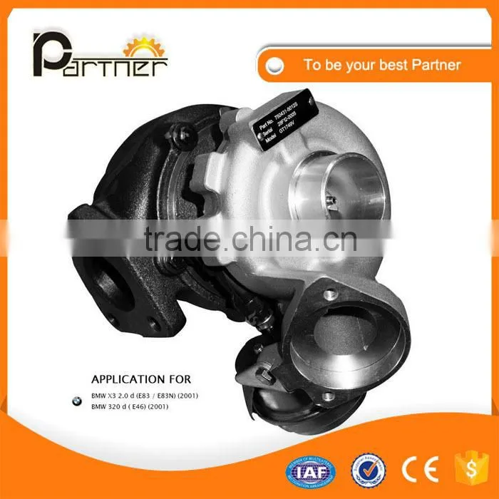 M47TU GT1749V Engine Turbocharger for BMW 320D 717478-0006 717478-0005 717478-0004 717478-0003 717874-0002 /1 7787626F 7787626G