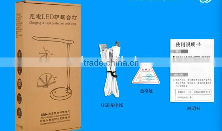 Folding LED desk lamp for office