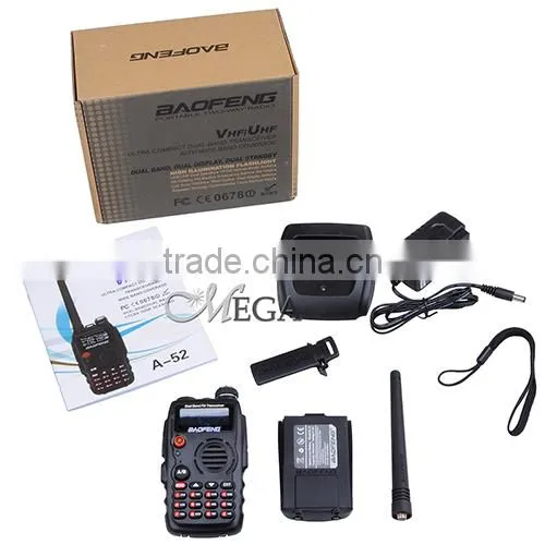 Built-in RX CTCSS/DCS scan . Built-in LED flashlight Baofeng UV-A52 Ham Radios dual band FM transceivers