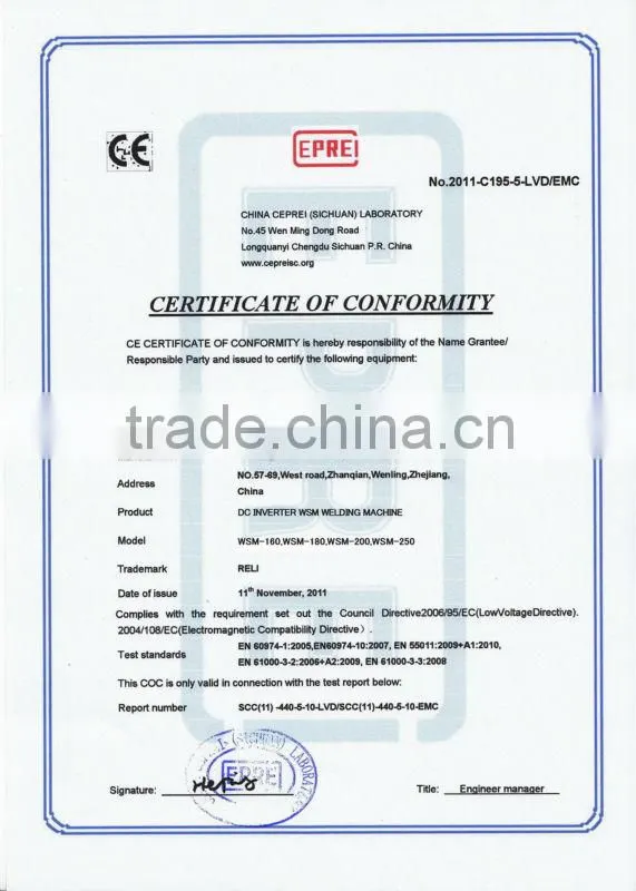DC INVERTER TIG/MMA PULSE WELDING MACHINE WSM-180 (20110272)