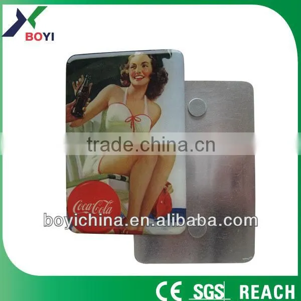 Customized Design Made Aluminum Metal Fridge Magnet