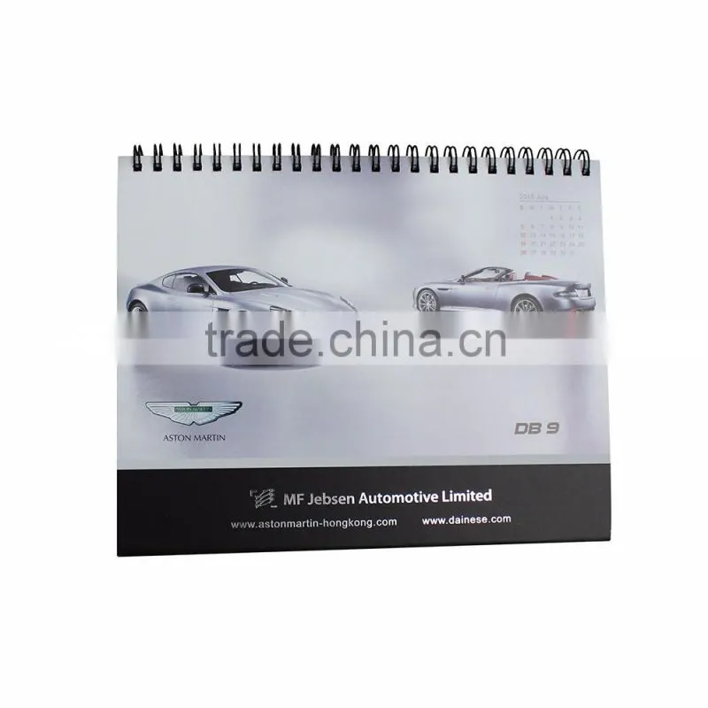 Custom wire-o china cheap calendar printing
