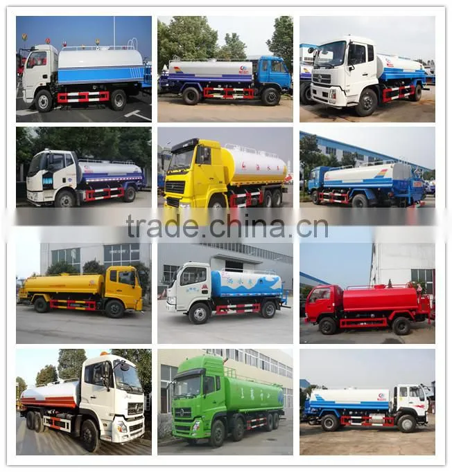 Water truck 6*4 water tank truck dongfeng for sale abroad