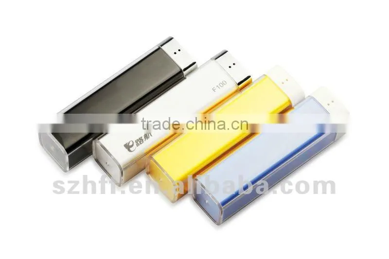 2600mAh External portable POWER BANK, backup battery for Iphone/Ipad, other smart phones(F100)
