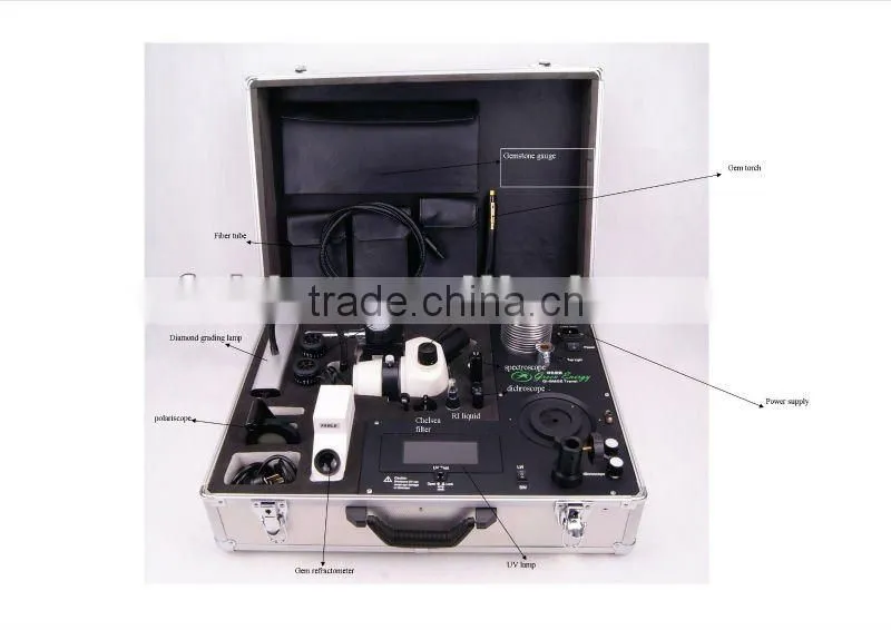 Fable multi-function gem testing labFGL-16 with FGR-002 Gem Refractometer
