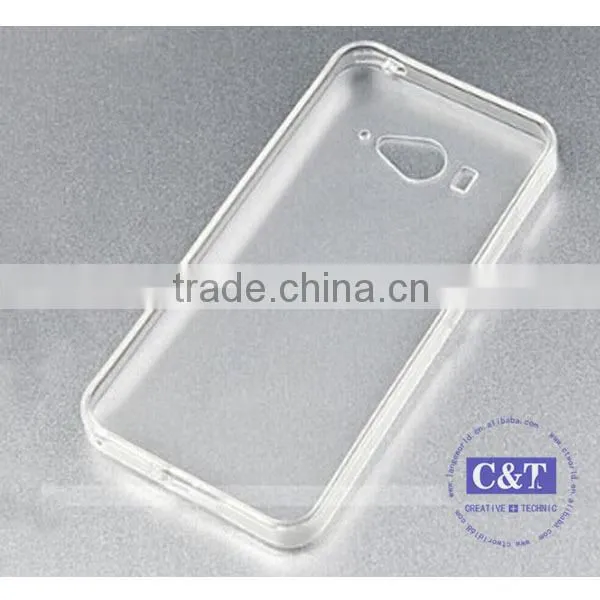C&T 0.3mm Ultra Thin Clear Rubber Soft TPU Matte Case Cover for Xiaomi Mi 2/2s