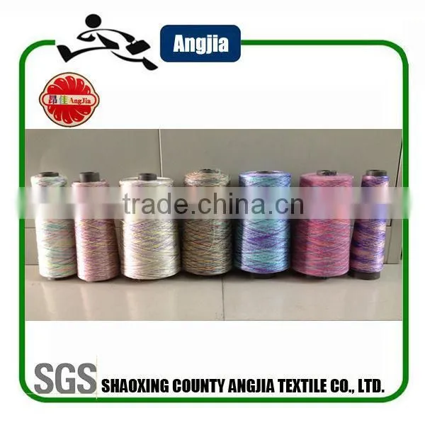 Environment friendly rayon embroidery thread space dyeing