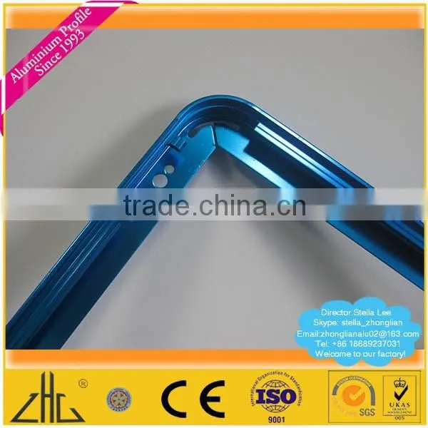 Wow!! Aluminium photo frame punch holes manufacturer/cnc aluminium machining picture frame/ cnc machining aluminium price per kg