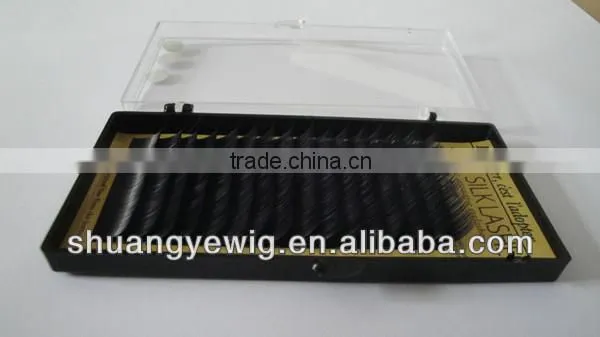 wholesale silk eyelash extension, sexy false Korea import eyelash extension top quality