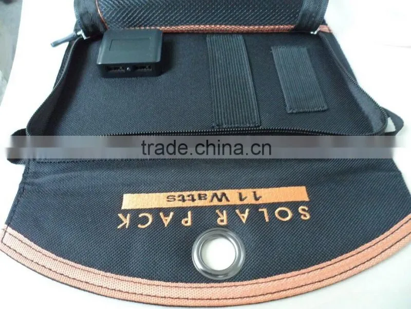 mobile phone charging 11W solar cell fabric for iphone 6 and iphone 6S