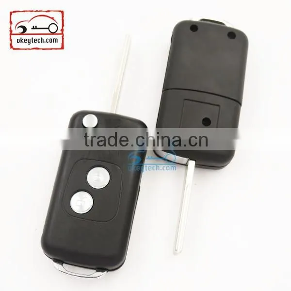 High Quatity Peugeot remote key for peugrot modified remote 307 key shell Car Key 2 button case