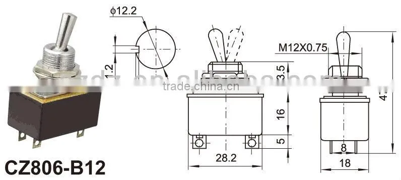 automotive electric switches,single pole on off 15a Toggle Switch,Miniature Toggle Switch