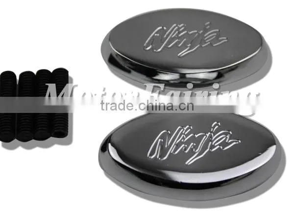 Mirror Base Plates for Kawasaki Ninja ZX6R ZX6RR 636 ZX10R 2005-2008 MT222-015 Chrome