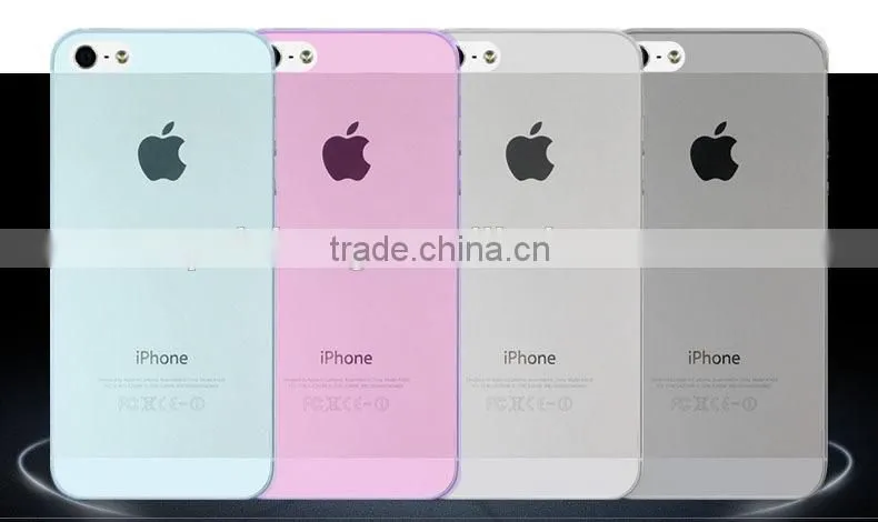Fashion design touch screen transparent 4 colors ultra thin tpu mobile phone case for Apple iphone series 6 / 6 plus