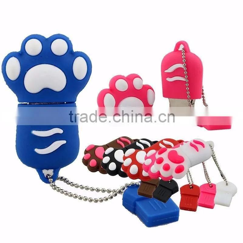 Cute usb flash drive cat claw pen drive 32gb 16gb pendrive 8gb memoria usb stick 4gb usb2.0 memory stick